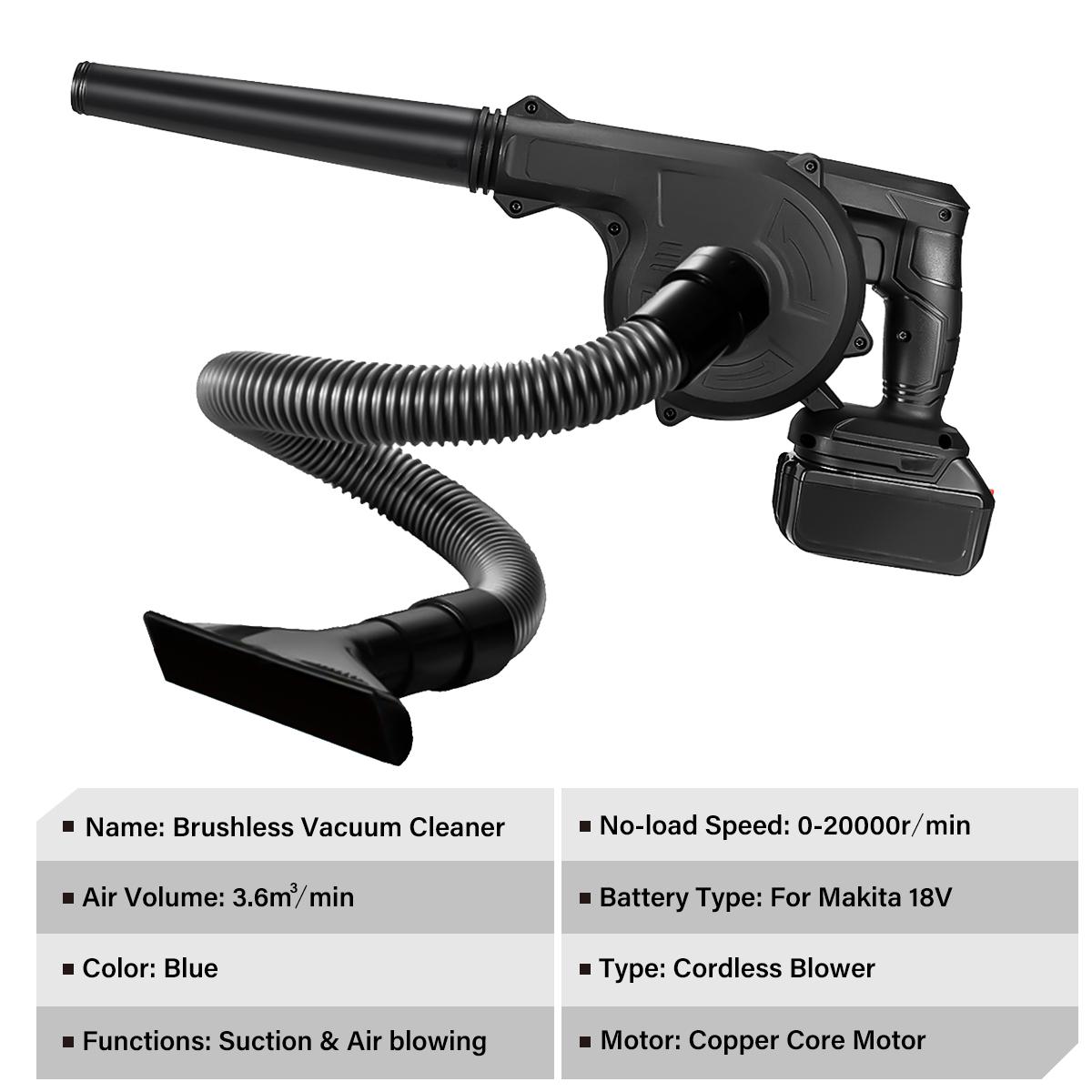 Socoje 1500W 21V 20000rpm 18.9x8.3inches Electric Air Blower