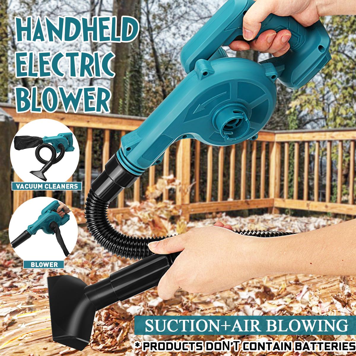 Socoje 2 in 1 Electric Air Blower Vacuum Cleaner Handheld Dust Collecting Tool For Makita18V Battery