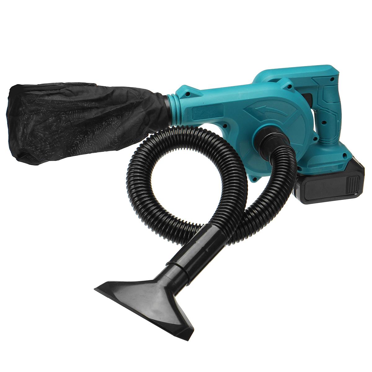 Socoje 2 in 1 Electric Air Blower Vacuum Cleaner Handheld Dust Collecting Tool For Makita18V Battery