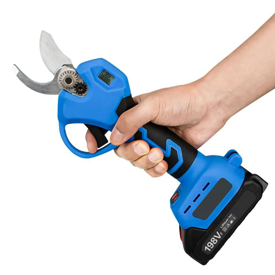 Socoje 30mm Brushless Cordless Electric Pruner Pruning Shears Fruit Tree Bonsai Pruning Branches Cutter Tools For 18V Battery