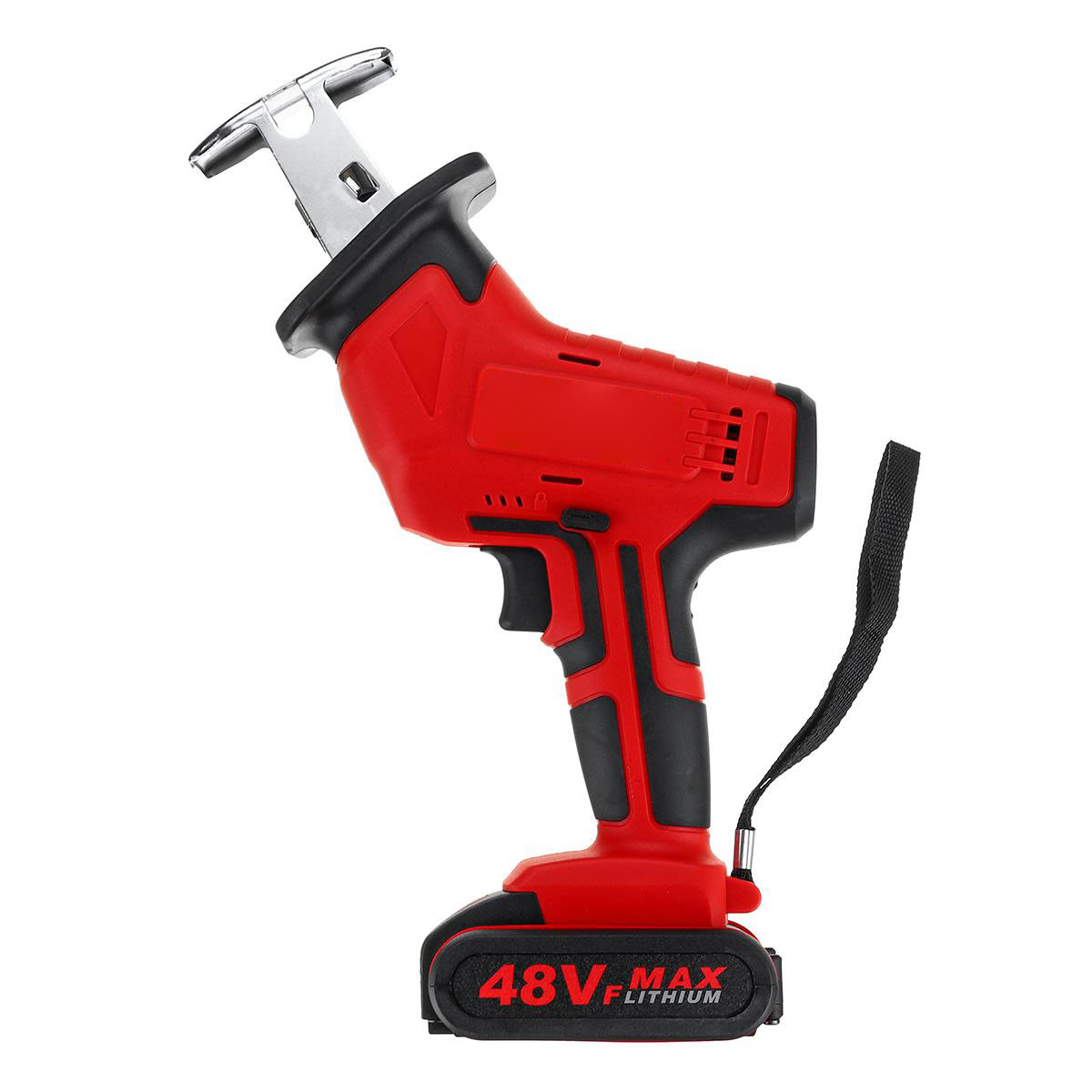 Socoje 48VF Electric Cordless Reciprocating Saw Chainsaw + 4 Saw Blades Metal Cutting Woodworking Tools Set