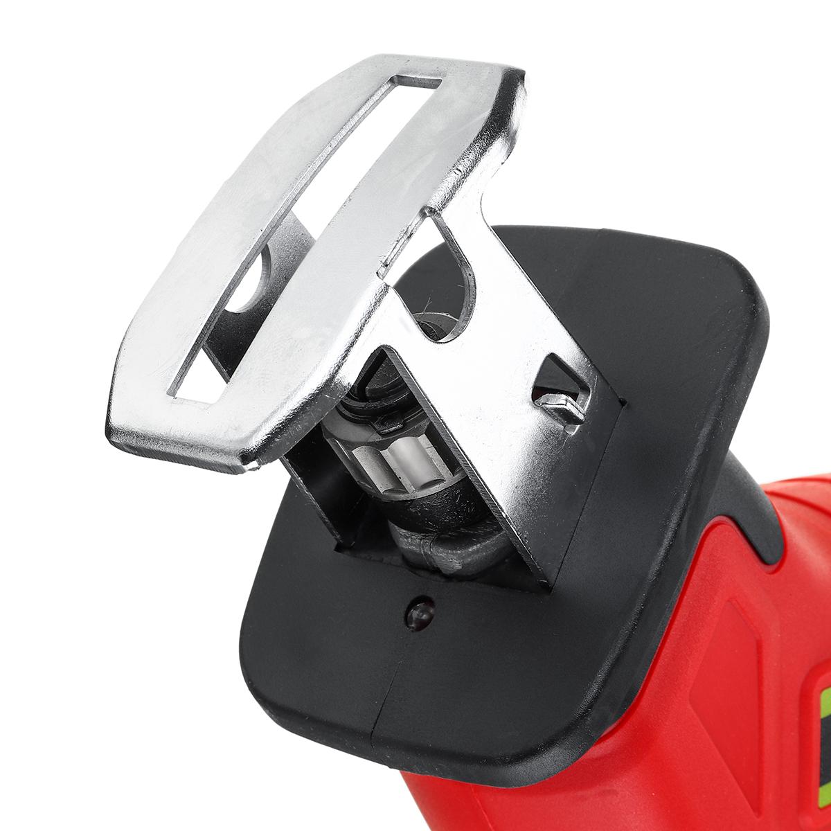 Socoje 48VF Electric Cordless Reciprocating Saw Chainsaw + 4 Saw Blades Metal Cutting Woodworking Tools Set