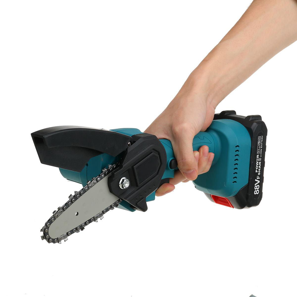 Socoje 800W 4 Inch Handheld Cordless Chainsaw Motor Chainsaw Chain Saw Blade One-Handed Saw