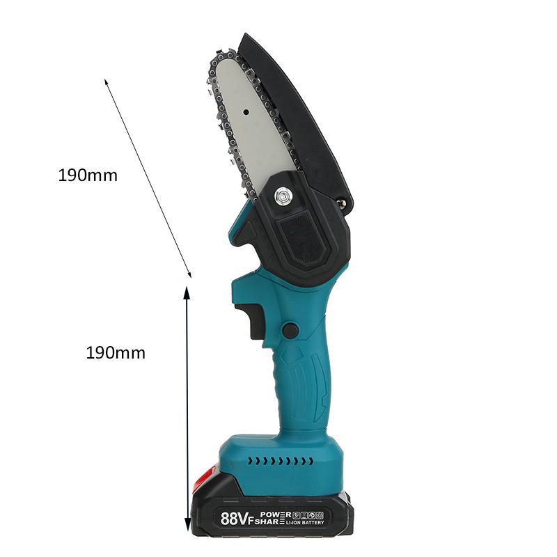 Socoje 800W 4 Inch Handheld Cordless Chainsaw Motor Chainsaw Chain Saw Blade One-Handed Saw