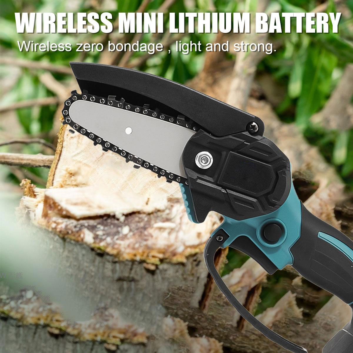 Socoje 88VF 4 6 Brushless Electric Chain Saw Cordless Pruning Chainsaw Wood Cutter For Makita Battery