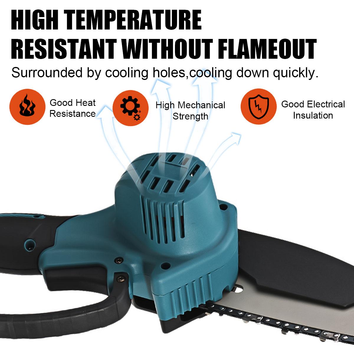Socoje 88VF 4 6 Brushless Electric Chain Saw Cordless Pruning Chainsaw Wood Cutter For Makita Battery