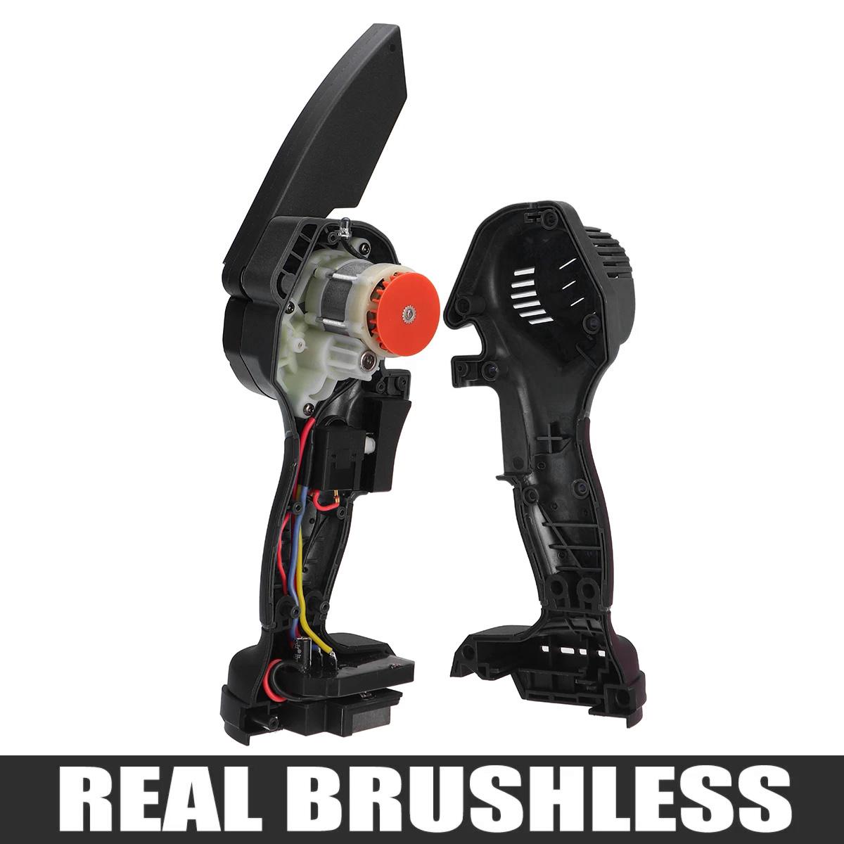 Socoje 88VF 8 Inch Brushless Electric Saw 3000W Portable Pruning Chain Saw Rechargeable Woodworking Power Tools Wood Cutter W/ 1/2 Battery