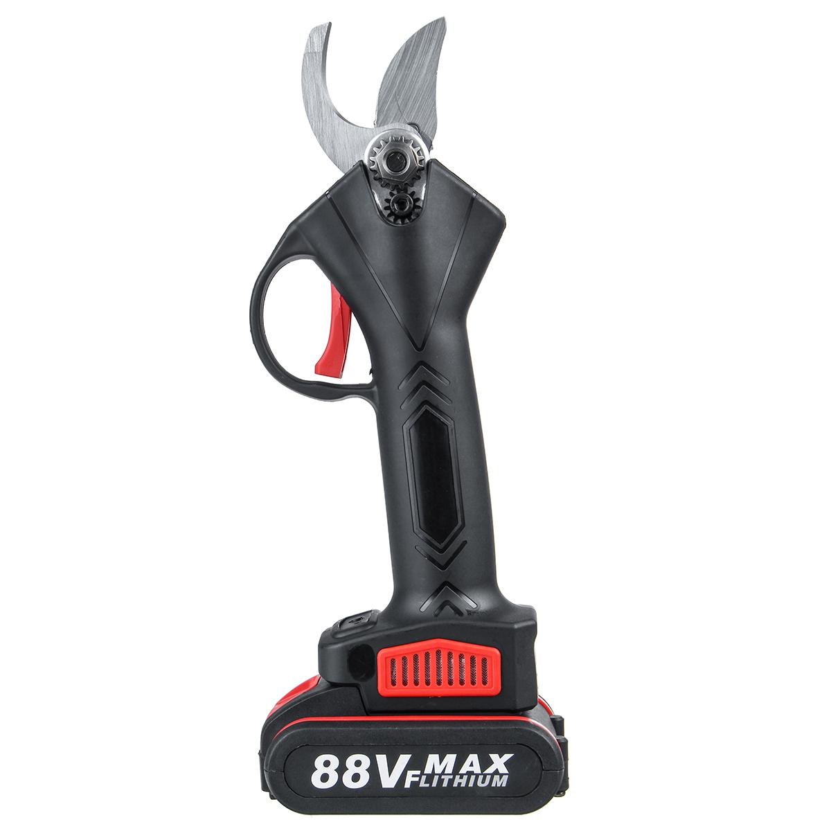 Socoje 88VF Cordless Rechargeable Electric Pruning Shears Secateur Branch Cutter Scissor