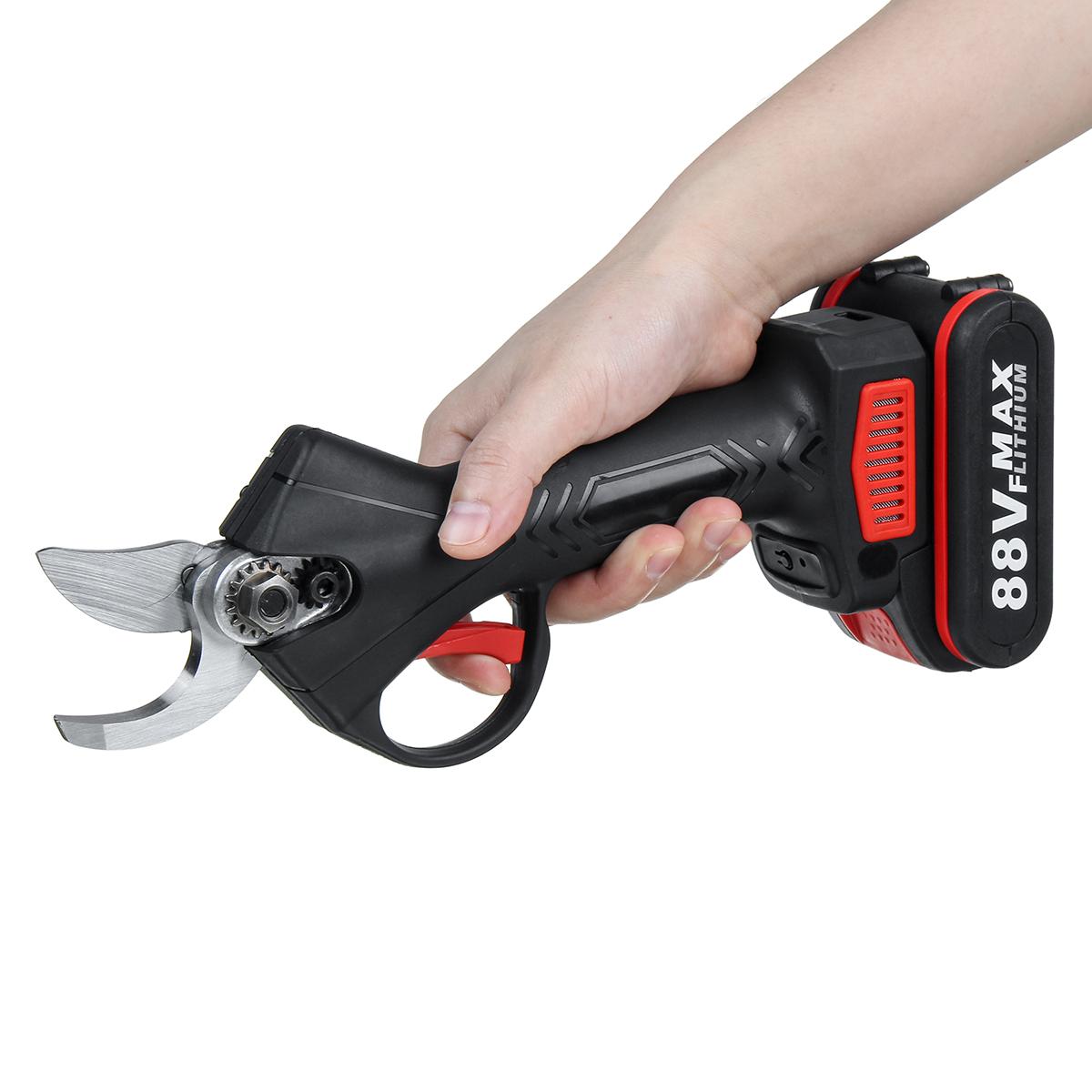 Socoje 88VF Cordless Rechargeable Electric Pruning Shears Secateur Branch Cutter Scissor