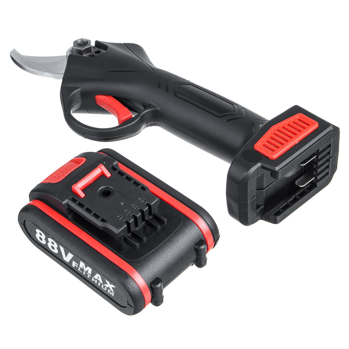 Socoje 88VF Cordless Rechargeable Electric Pruning Shears Secateur Branch Cutter Scissor