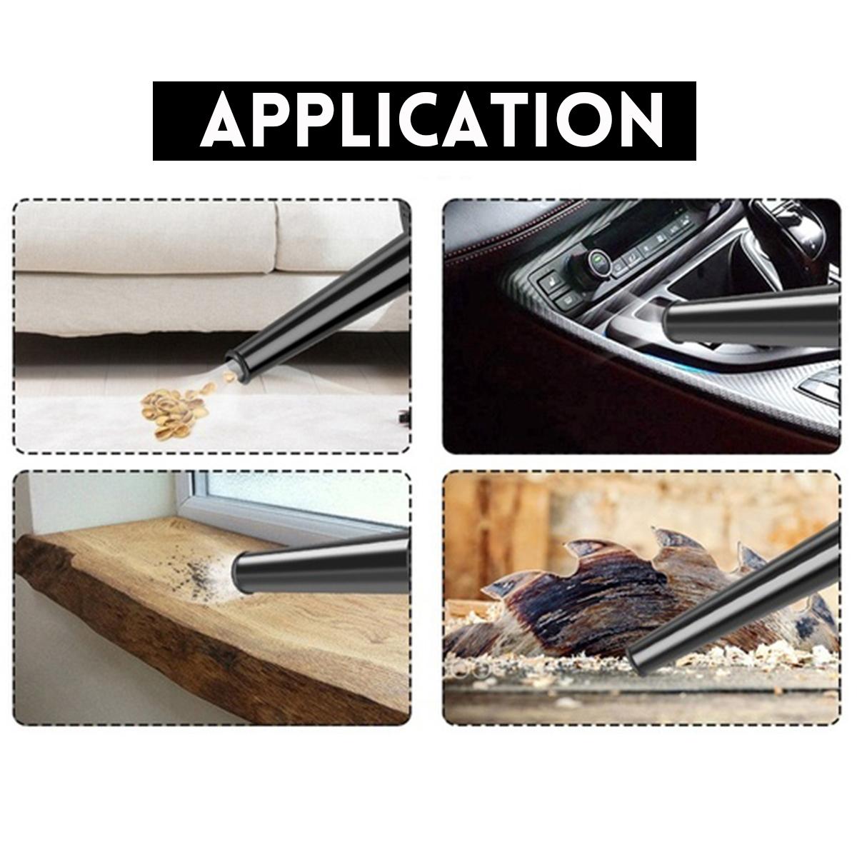 Socoje Cordless Electric Air Blower Leaf Sweeper Vacuum Suction Hose Dust Collector Computer Cleaner