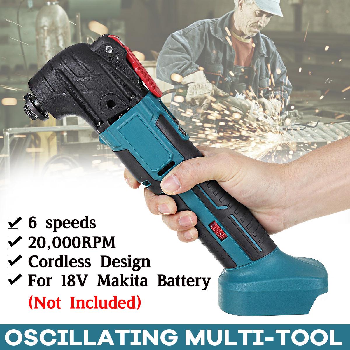 Multifunction Tool Oscillating Multi-Tools Variable Speed Electric Woodworking Tool For Makita 18V Battery