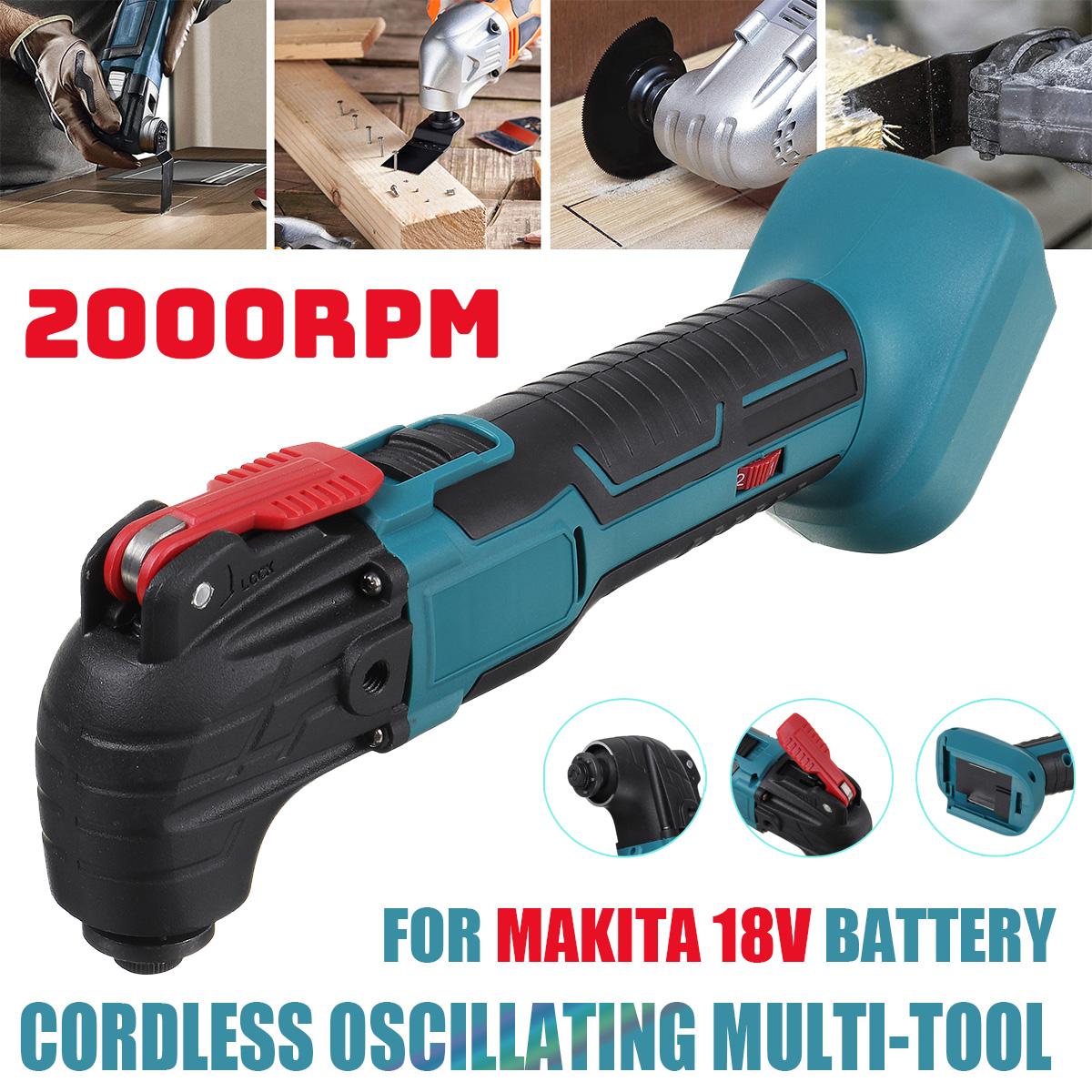 Multifunction Tool Oscillating Multi-Tools Variable Speed Electric Woodworking Tool For Makita 18V Battery