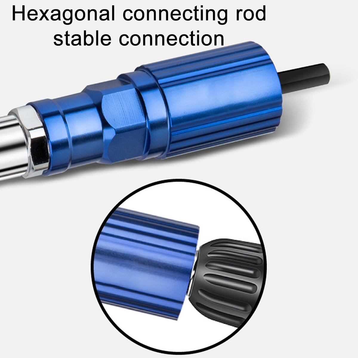 Nail Gun Electric Rivet Adapter Set Pull Riveting Core-pulling Conversion Head Aluminum Alloy