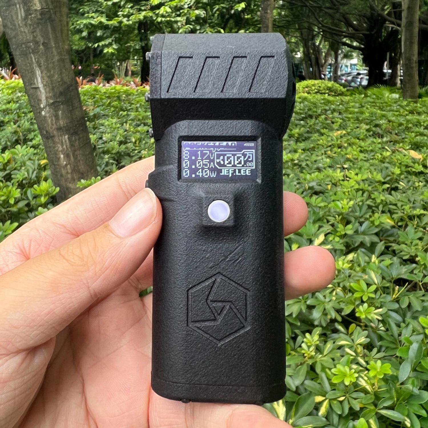OLED Display Intelligent Mini Turbo Fan 110000 RPM 45m/s 30A 350W Laser Nylon Sintered Shell