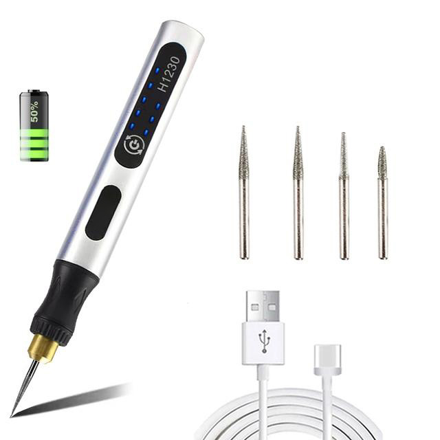 USB Cordless Rotary Tool Kit Woodworking Engraving Pen DIY For Jewelry Metal Glass Mini Wireless Drill