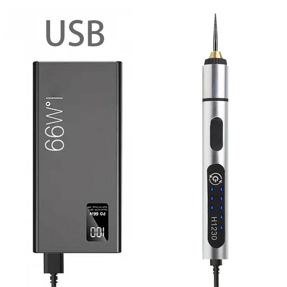 USB Cordless Rotary Tool Kit Woodworking Engraving Pen DIY For Jewelry Metal Glass Mini Wireless Drill