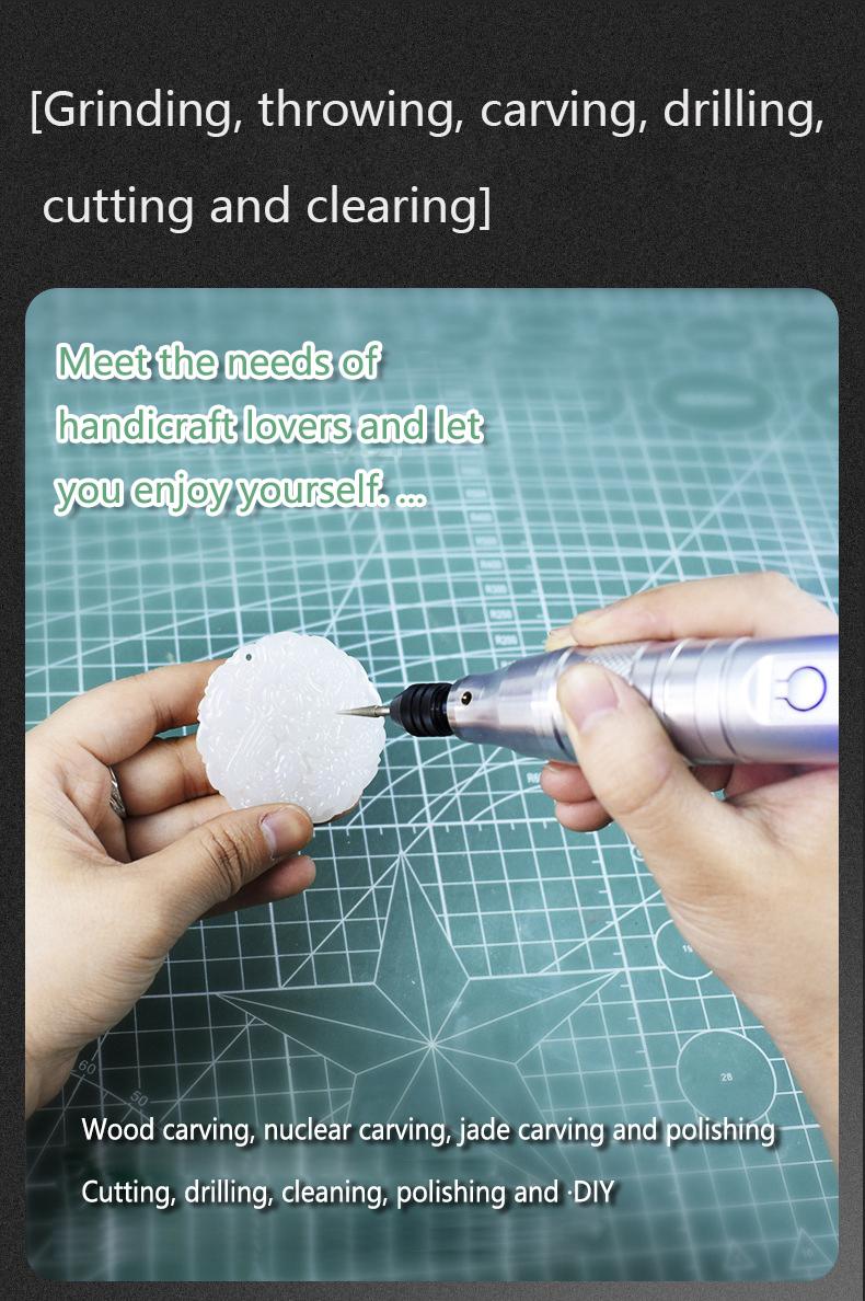 30W 13000RPM Mini Electric Grinder Grinding Machine Five-Speed Adjustment For Efficient Grinding Polishing Engraving