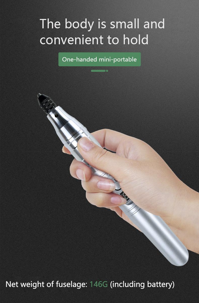 30W 13000RPM Mini Electric Grinder Grinding Machine Five-Speed Adjustment For Efficient Grinding Polishing Engraving