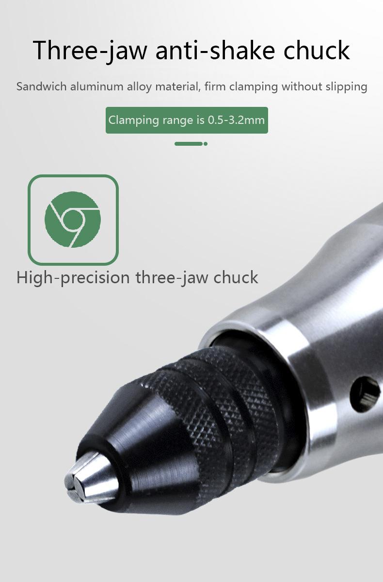 30W 13000RPM Mini Electric Grinder Grinding Machine Five-Speed Adjustment For Efficient Grinding Polishing Engraving