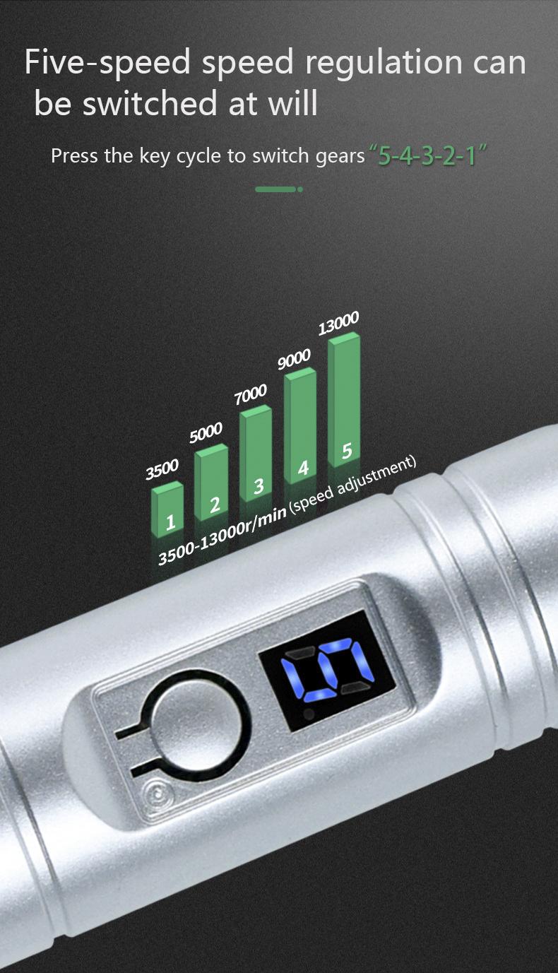 30W 13000RPM Mini Electric Grinder Grinding Machine Five-Speed Adjustment For Efficient Grinding Polishing Engraving