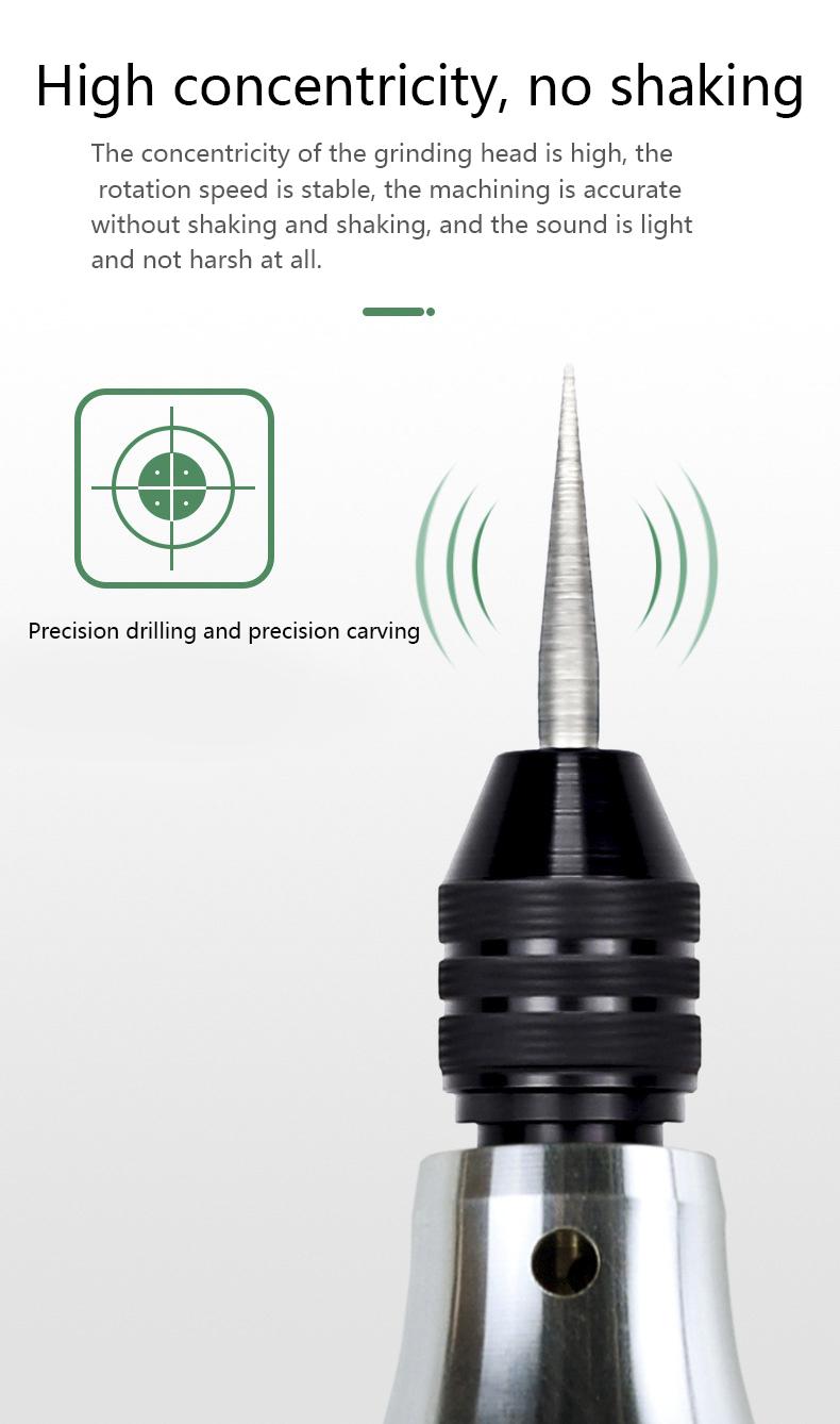 30W 13000RPM Mini Electric Grinder Grinding Machine Five-Speed Adjustment For Efficient Grinding Polishing Engraving