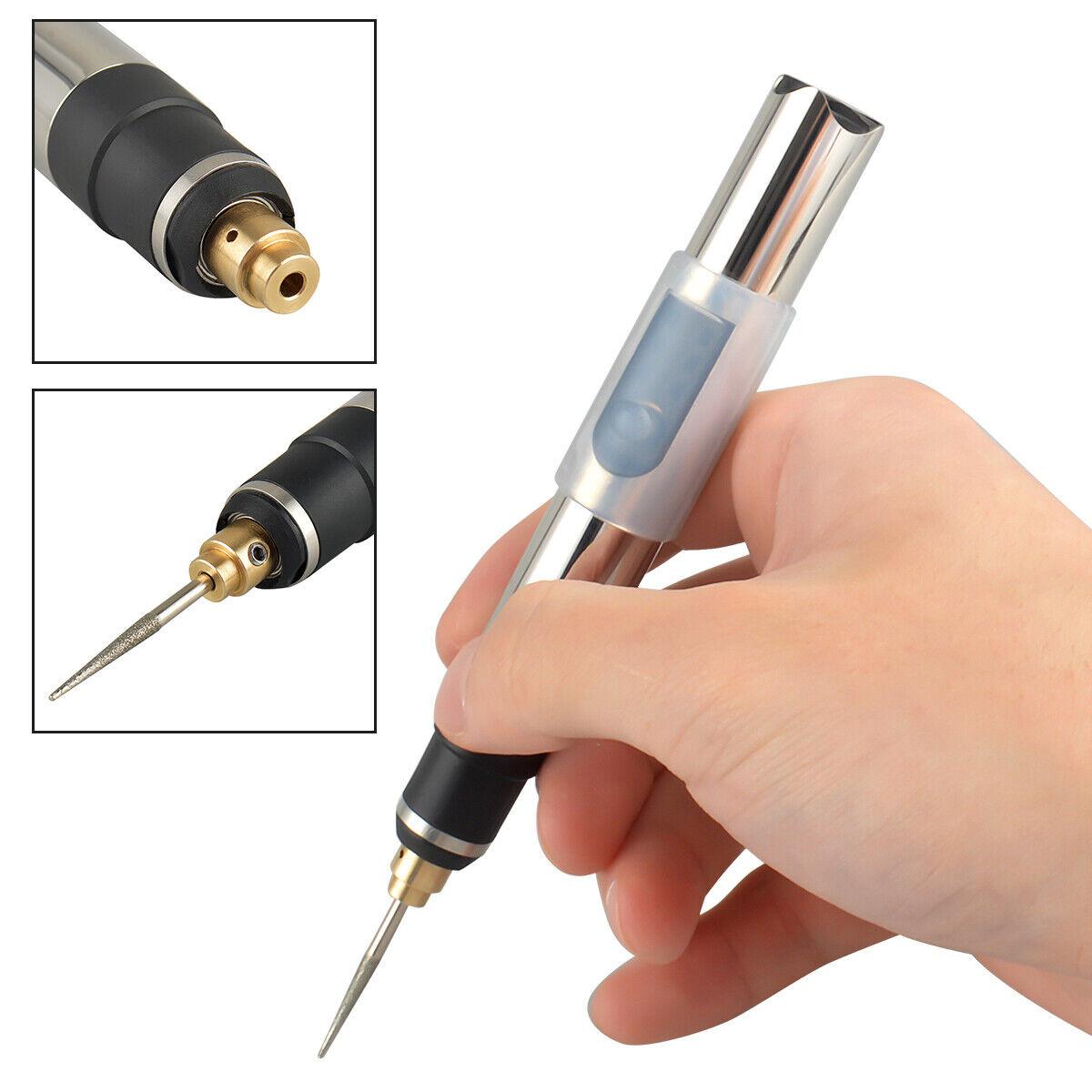 Mini Grinder Engraving Pen 25W 3-Speed 5000-25000r/min USB Type-C Charging 2.35mm Clamping Diameter for Nail Art Carving Polishing Grinding