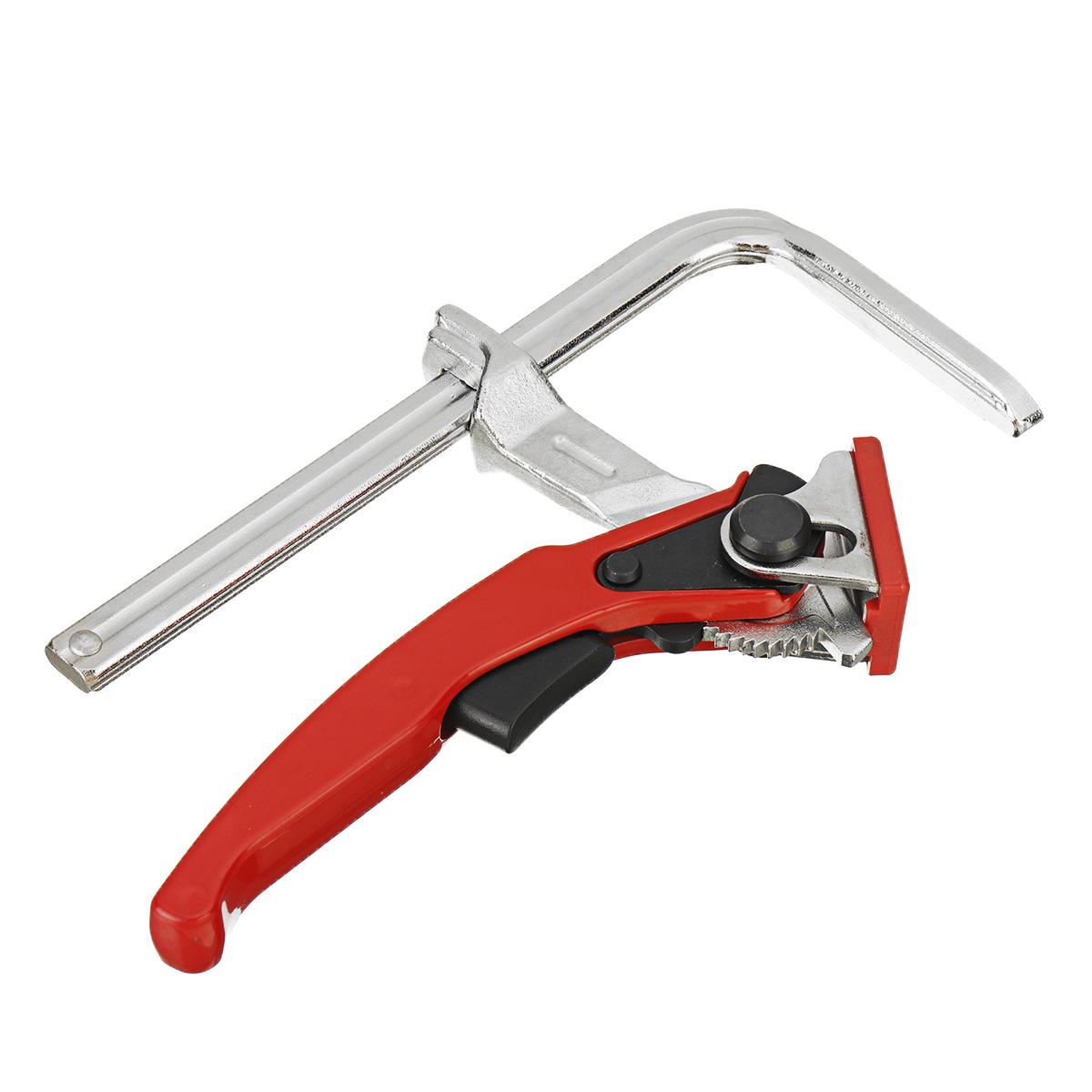 120mm-400mm Quick Guide Rail Clamp Woodworking F Clamp Quick Clamping for MFT and Guide Rail System