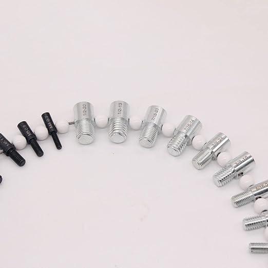 26PCS Thread Checker Set Metric and Inch Sizes Durable Comprehensive Coverage DIY Tool