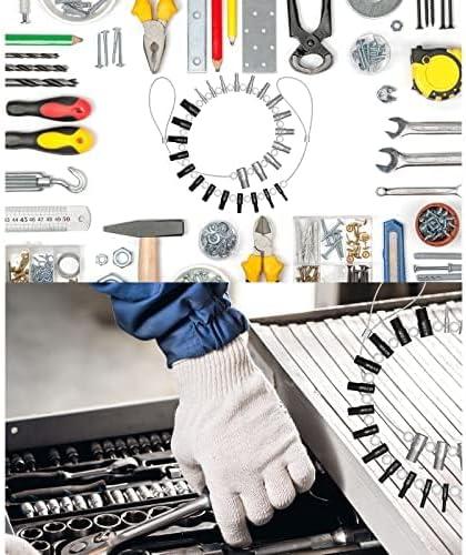 26PCS Thread Checker Set Metric and Inch Sizes Durable Comprehensive Coverage DIY Tool