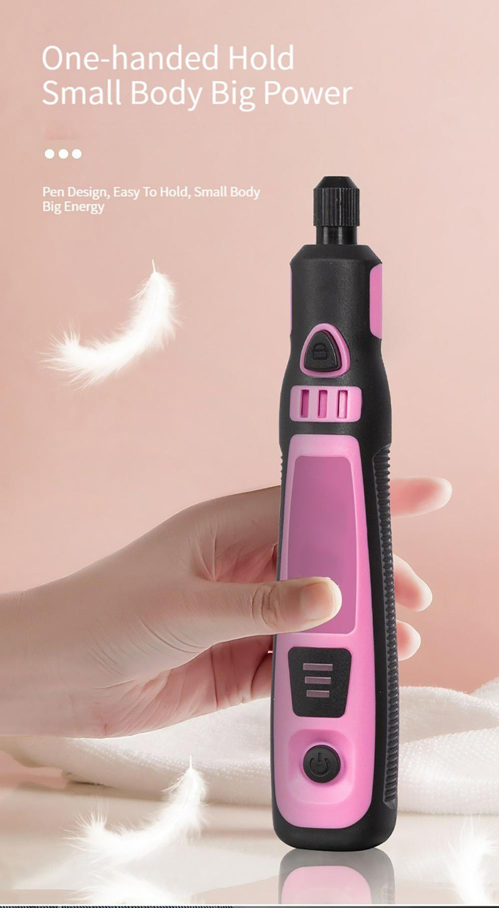 3.6V 3 Gears 5000-10000-15000r Engraver Rechargeable Hand Drill Wireless Grinder Cordless Electric Drill Engraving Set Mini Rotary Tool