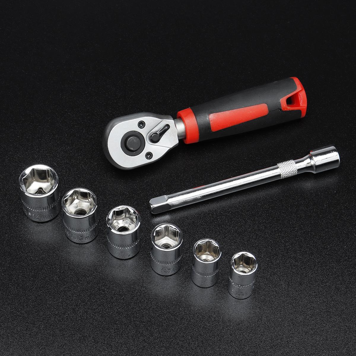 36PCS Sleeve Combination Set Sleeve Batch Head Set Auto Repair Tool Household Hardware Tool Combination