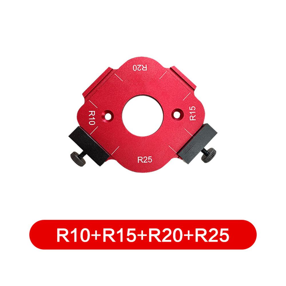 4 in 1 Woodworking Round Corner Positioning Mold Durable Precision Shaping Tool Efficient Cutting Trimming
