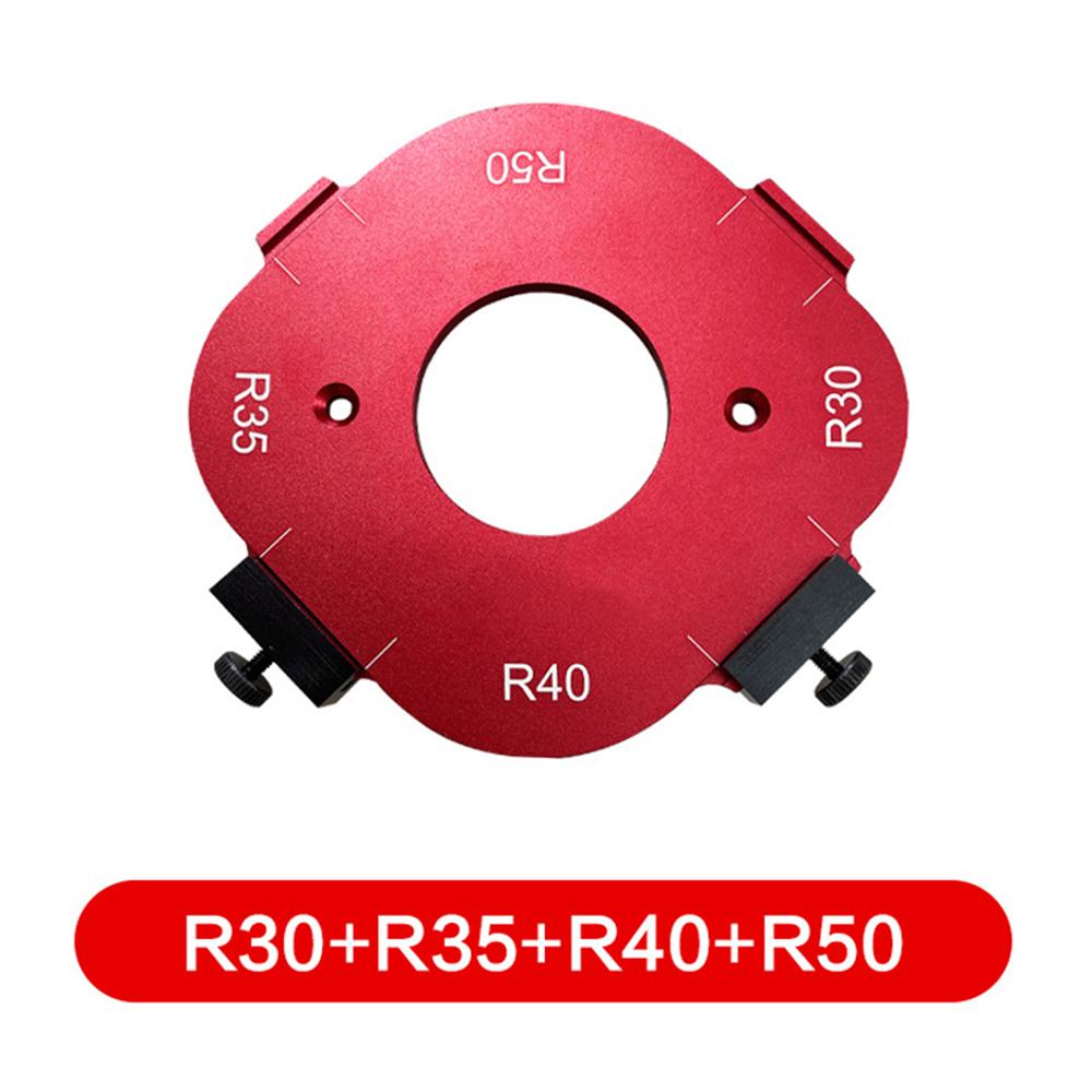 4 in 1 Woodworking Round Corner Positioning Mold Durable Precision Shaping Tool Efficient Cutting Trimming