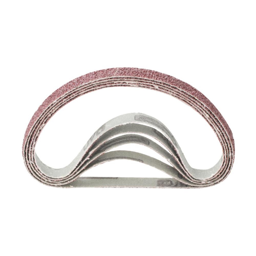 5pcs 10x330mm 40 to 120 Grit Sanding Belt for Flush Belt Machines Polishing Grind Machine
