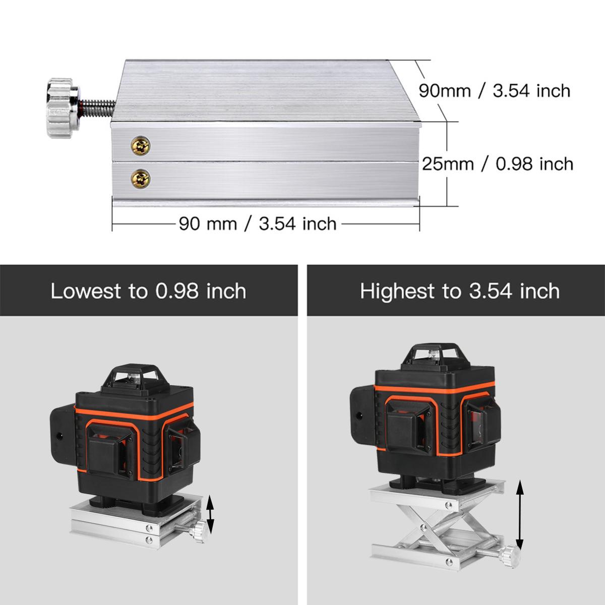 8/12/16 Line Digital Laser Level Green Light Self Leveling 360 degrees Rotary