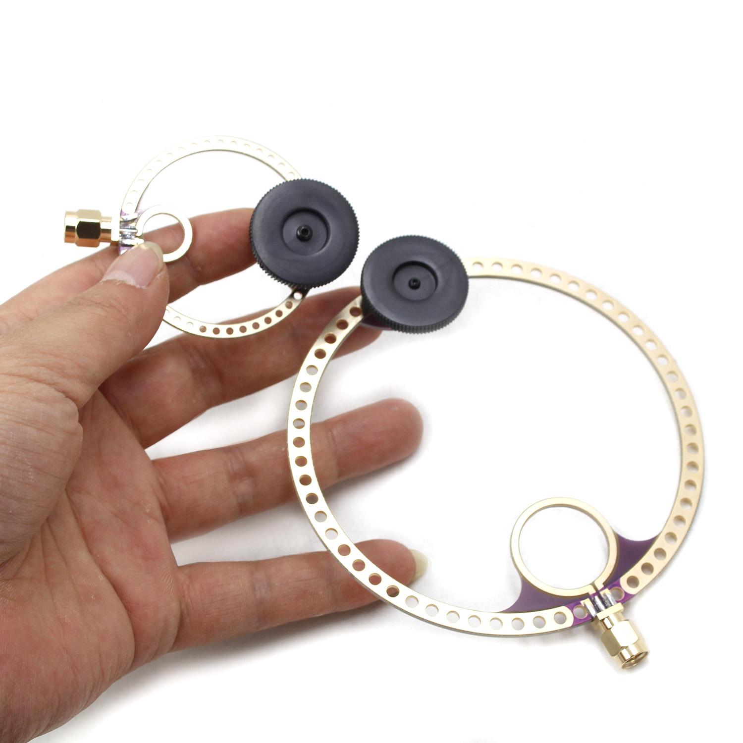 ARINST 2pcs Donut VHF UHF FM Mini Loop Antenna for HFDY Malahiteam DSP DSP2 Radio Receiver