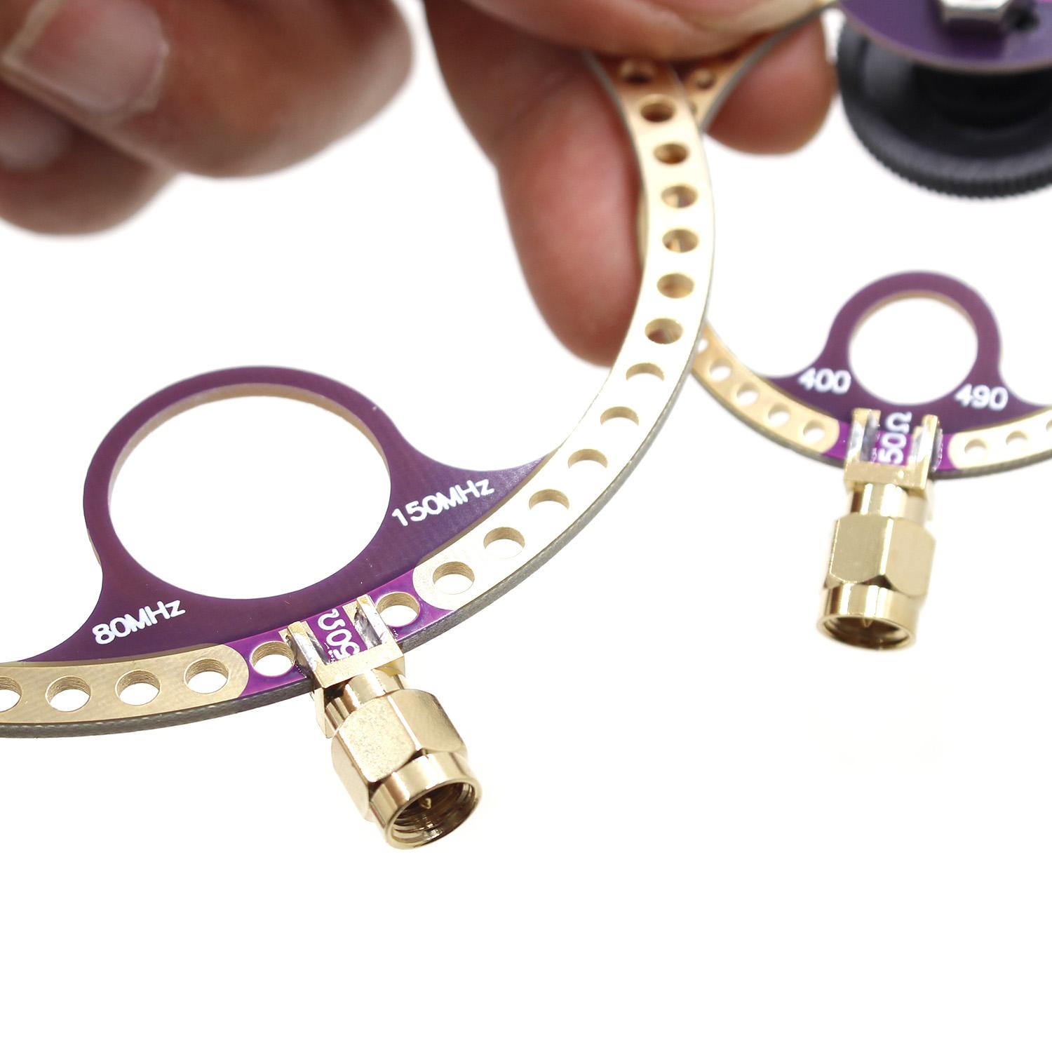 ARINST 2pcs Donut VHF UHF FM Mini Loop Antenna for HFDY Malahiteam DSP DSP2 Radio Receiver