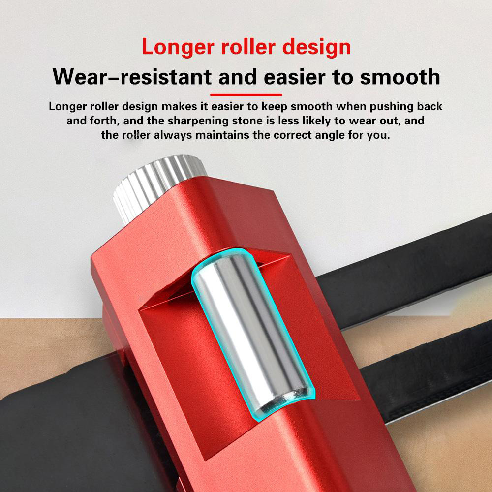 Aluminum Alloy Honing Guide Tool Sharpening Holder Of Whetstone for Wood Chisel Sharpening Jig Roller and Kitchen Gadgets
