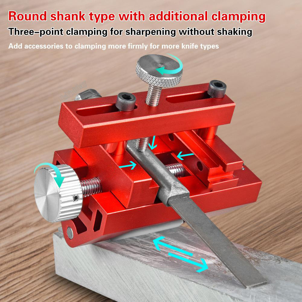 Aluminum Alloy Honing Guide Tool Sharpening Holder Of Whetstone for Wood Chisel Sharpening Jig Roller and Kitchen Gadgets