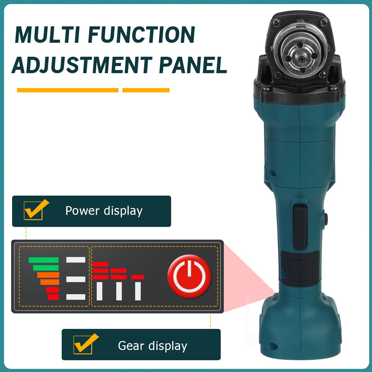18V 800W Lithium Battery Brushless Angle Grinder 100MM 11000RPM Rechargeable Polishing Sander Cutting Machine For Makiita Battery