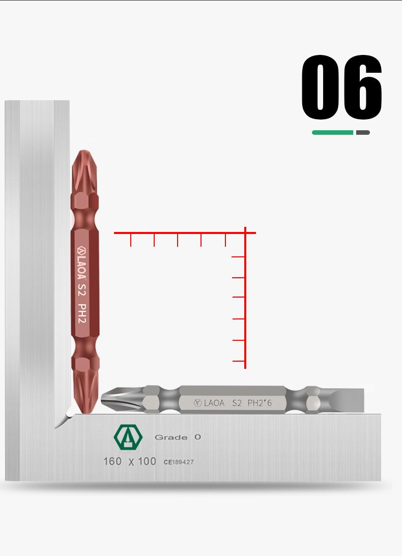 S2 1/4inch Screwdriver Bit With Magnetic Ring 6.35mm Electric Screwdriver bits and Magnetism Ring