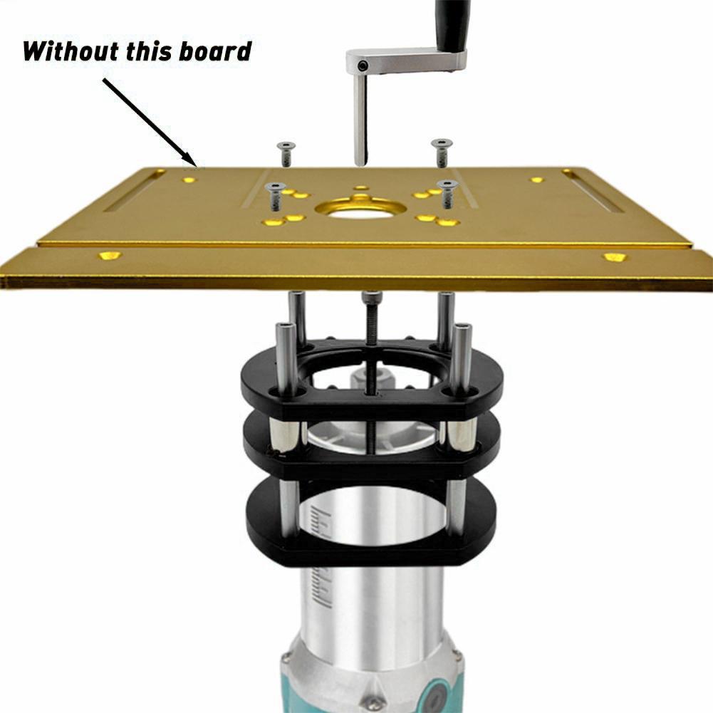 Router Lift for 65mm Diameter Motors Woodworking Inverted Lifting Base Electric Wood Mill Trimming