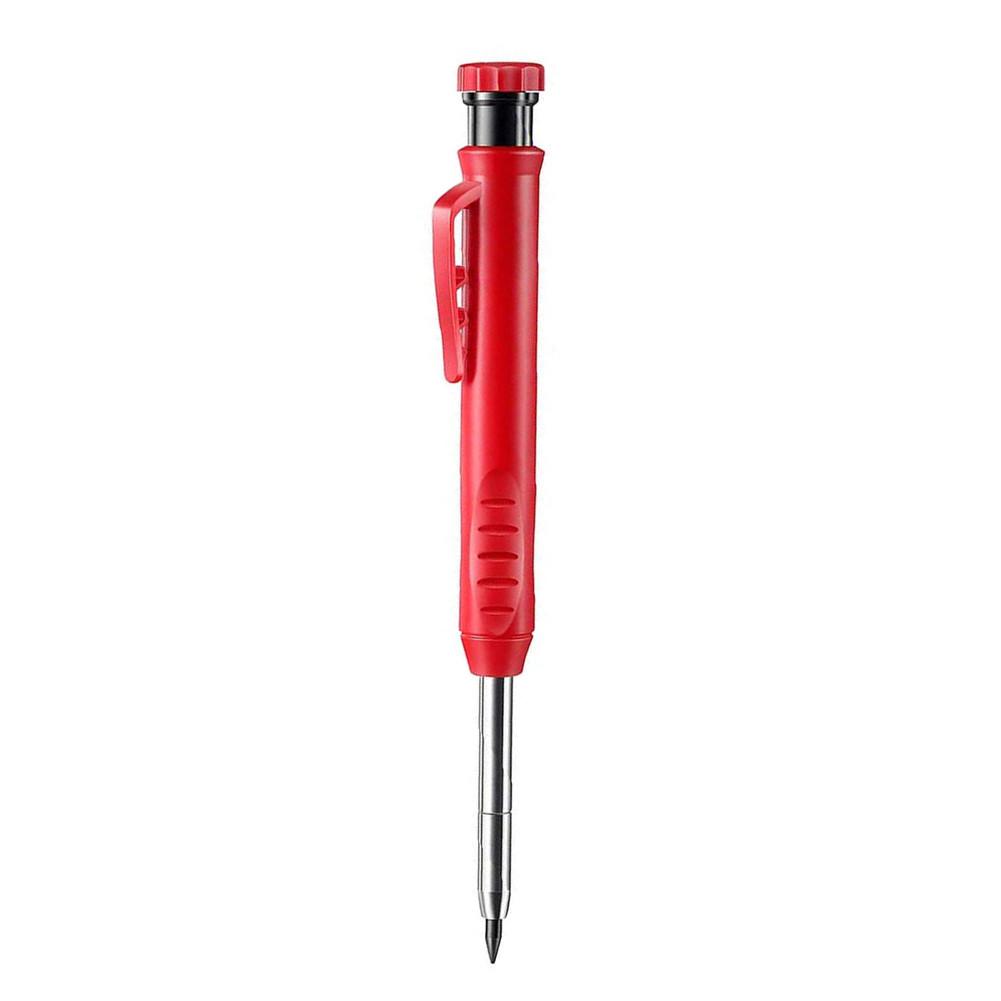 Solid Carpenter Pencil With Multi Colors Refill Joiner Marker Woodworking Pencil Marking Tool Built-In Sharpener