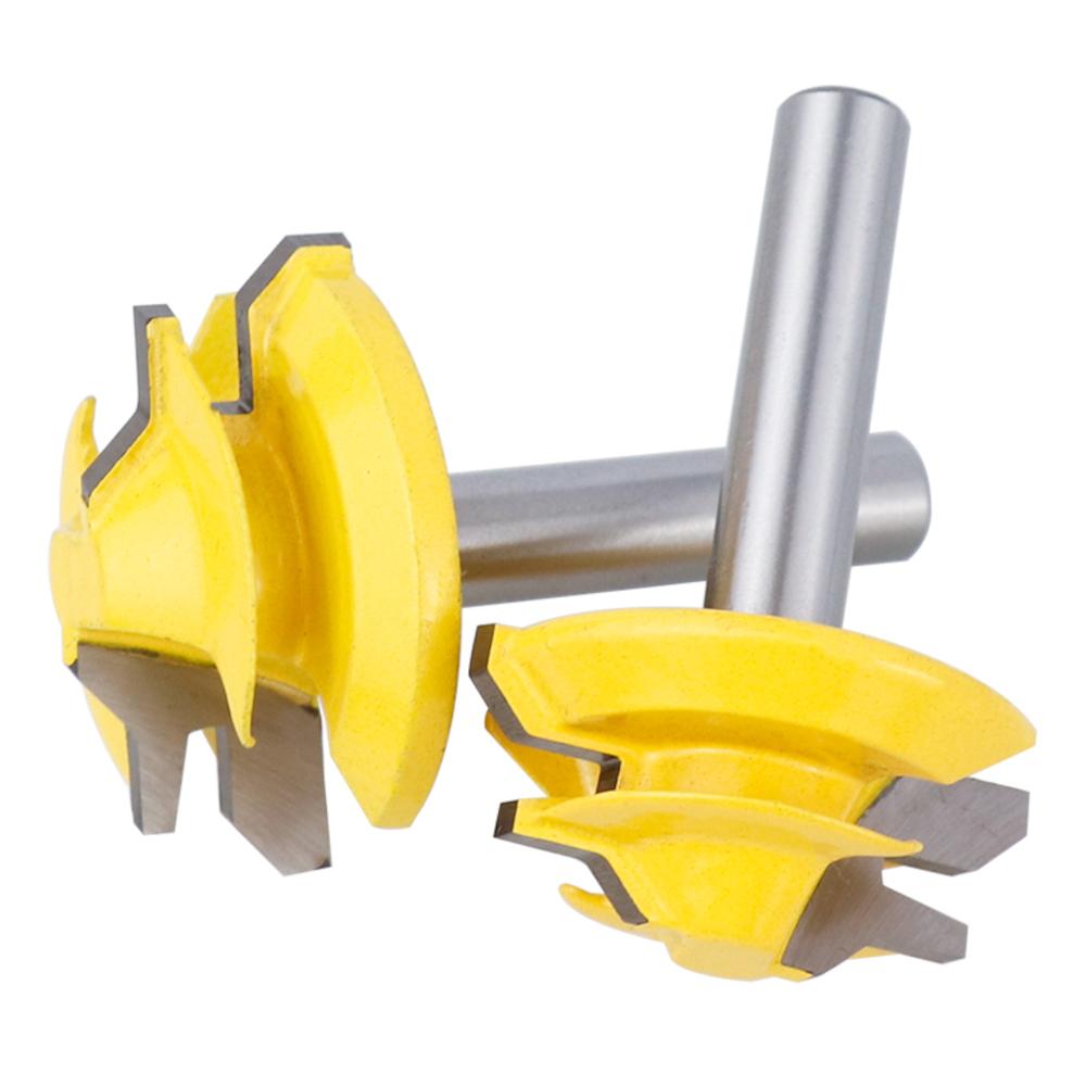 1/4 inch Shank 45 Degree Lock Miter Router Bit Tenon Milling Cutter Woodworking Tool For Wood Tools