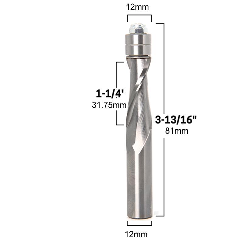 12MM/12.7MM Shank Carbide Spiral Router Bit for Wood Cutting And mills Milling cutters
