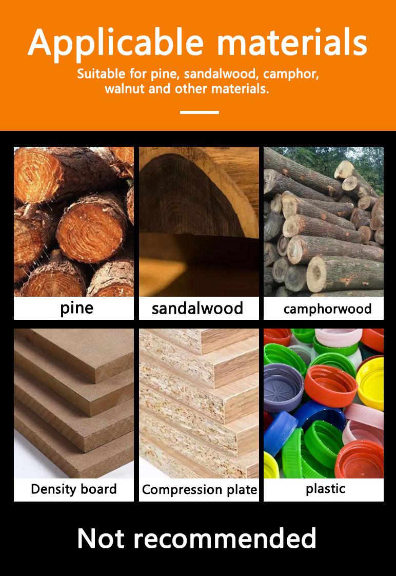 2.8-4mm Wood Countersink Drill Bit Set  Tungsten Steel 45# Steel Body High Precision Durable Wear Resistant Tapered Drill Bits