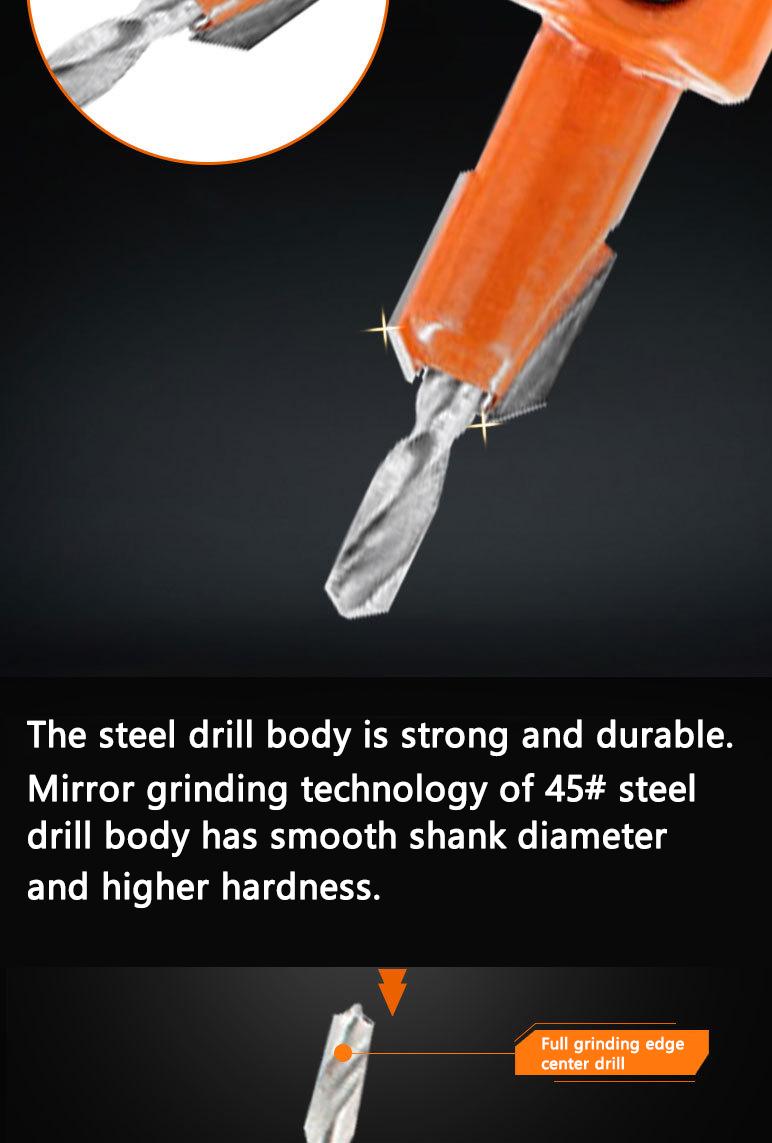 2.8-4mm Wood Countersink Drill Bit Set  Tungsten Steel 45# Steel Body High Precision Durable Wear Resistant Tapered Drill Bits