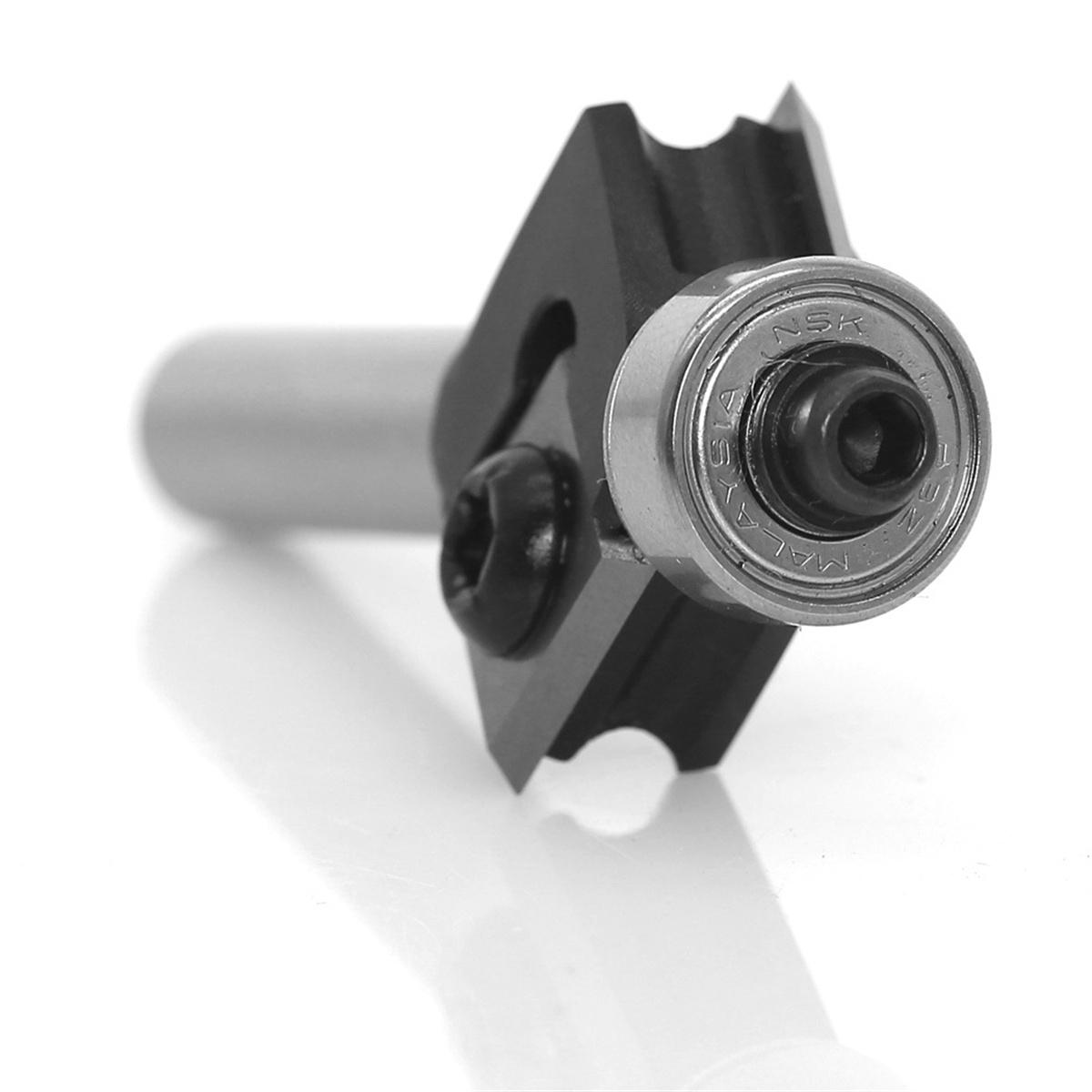 2 in 1 Disposable Insert Router Bit Corner Round or Bevel Knife Style Carbide with Bearing Milling Cutters for Wood