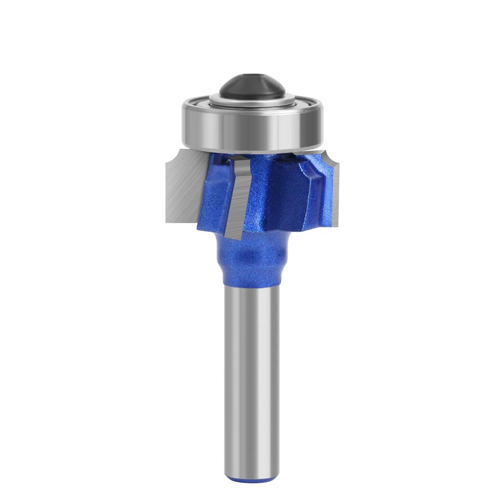 3PCS 6mm 8mm 1/4Shank Z4 Corner Round Router Bit R1 R2 R3 Trim Edging Woodworking Mill Classical Cutter Bit